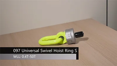 Cáncamo giratorio S+ (0.4-50t)